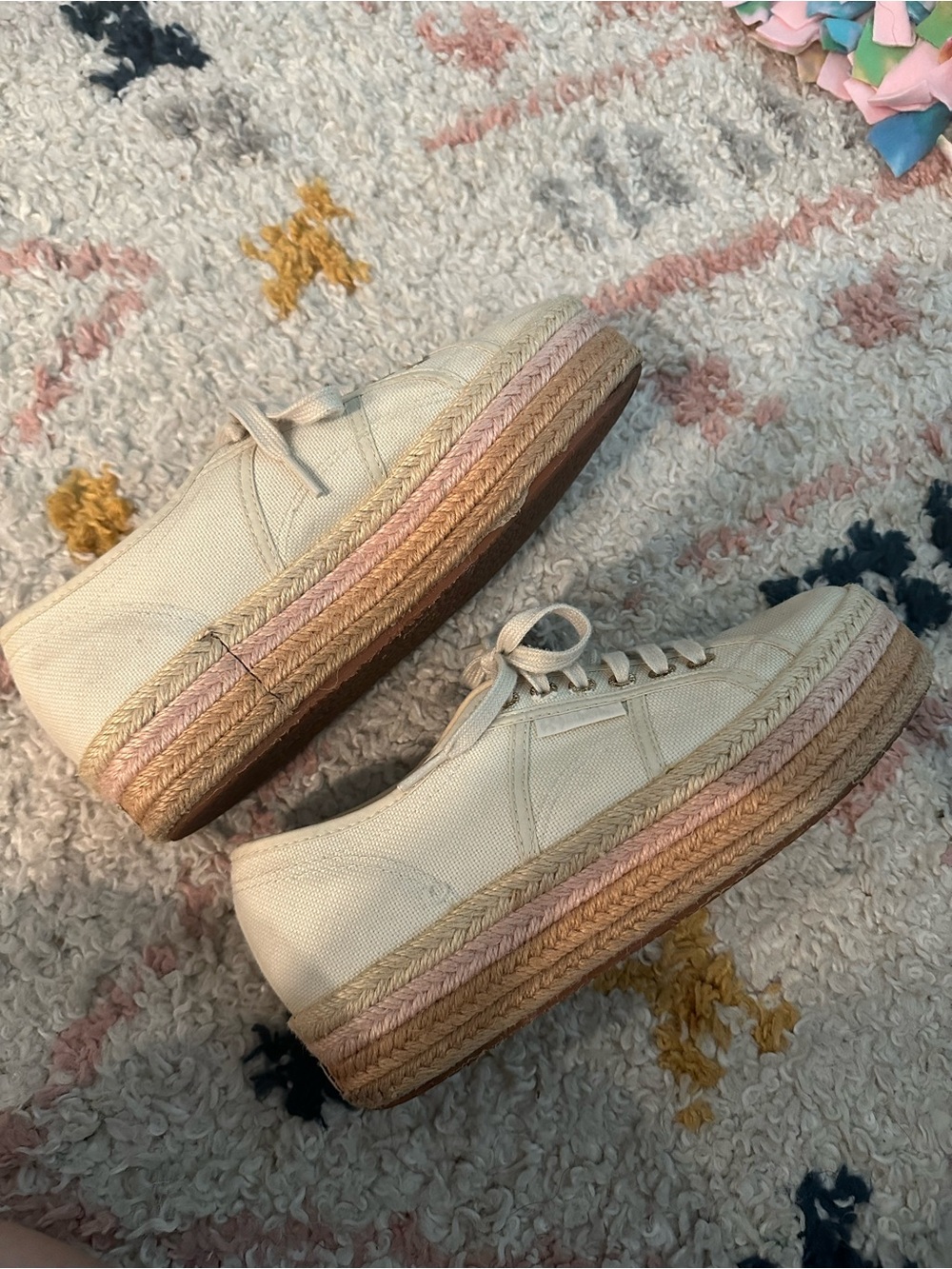 Superga 2790 Platform Espadrille Sneakers Womens Size 8